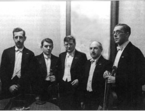 Shostakovich and members of the Beethoven Quartet
